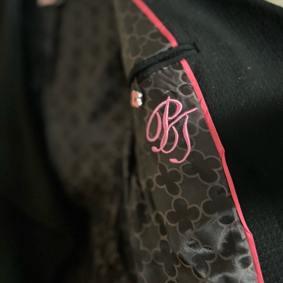 - Rare..PINK TARTAN, 100% wool blazer - Picture 6 of 6